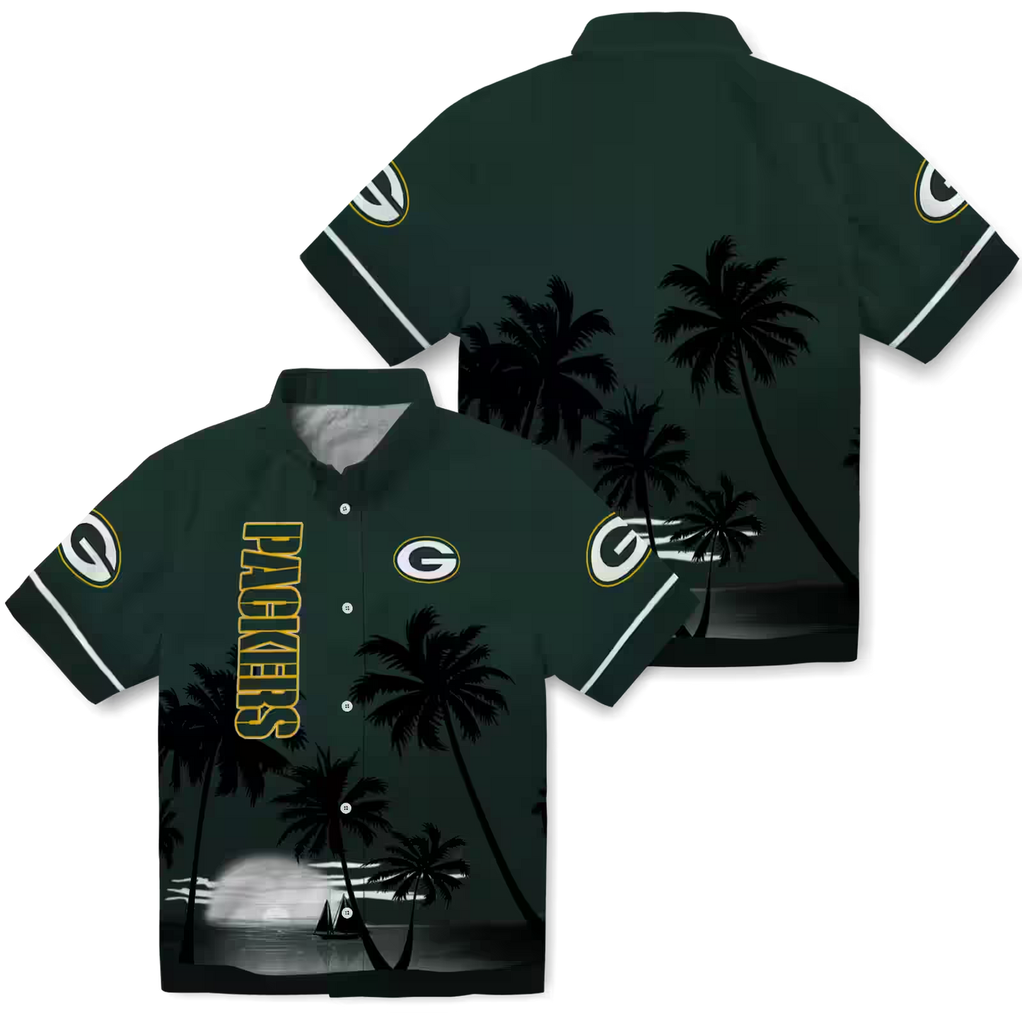 GB x NFL Hawaiian Shirt – Beach Sunset DATND TANTD 270526