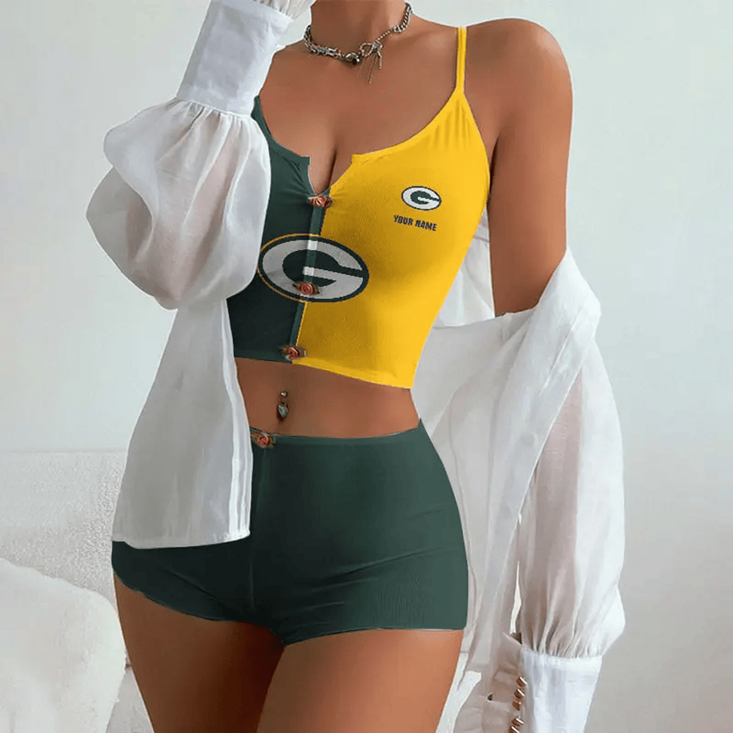 GB x NFL Summer Full Set Woman Lingerie DATND TANTD
