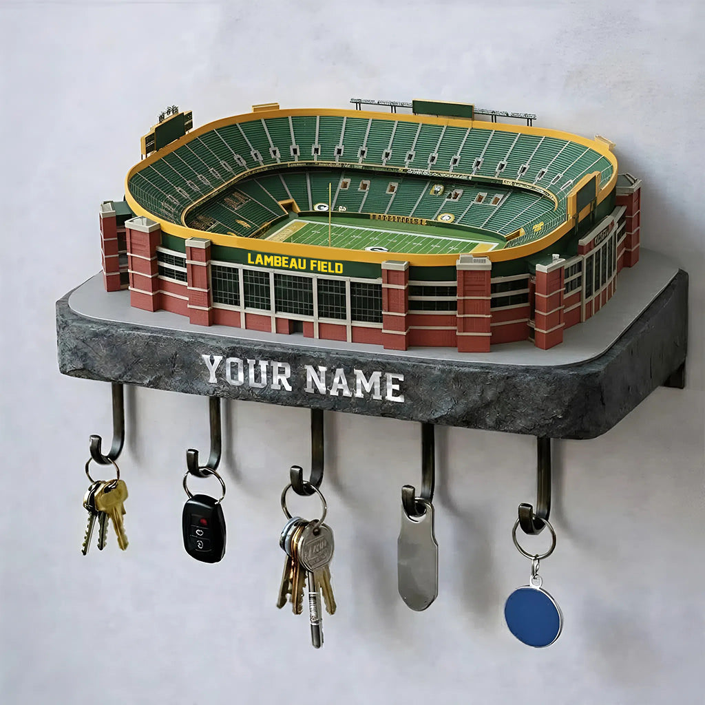 GBP Stadium Premium NFL Wood Key Hanger DDT NHM