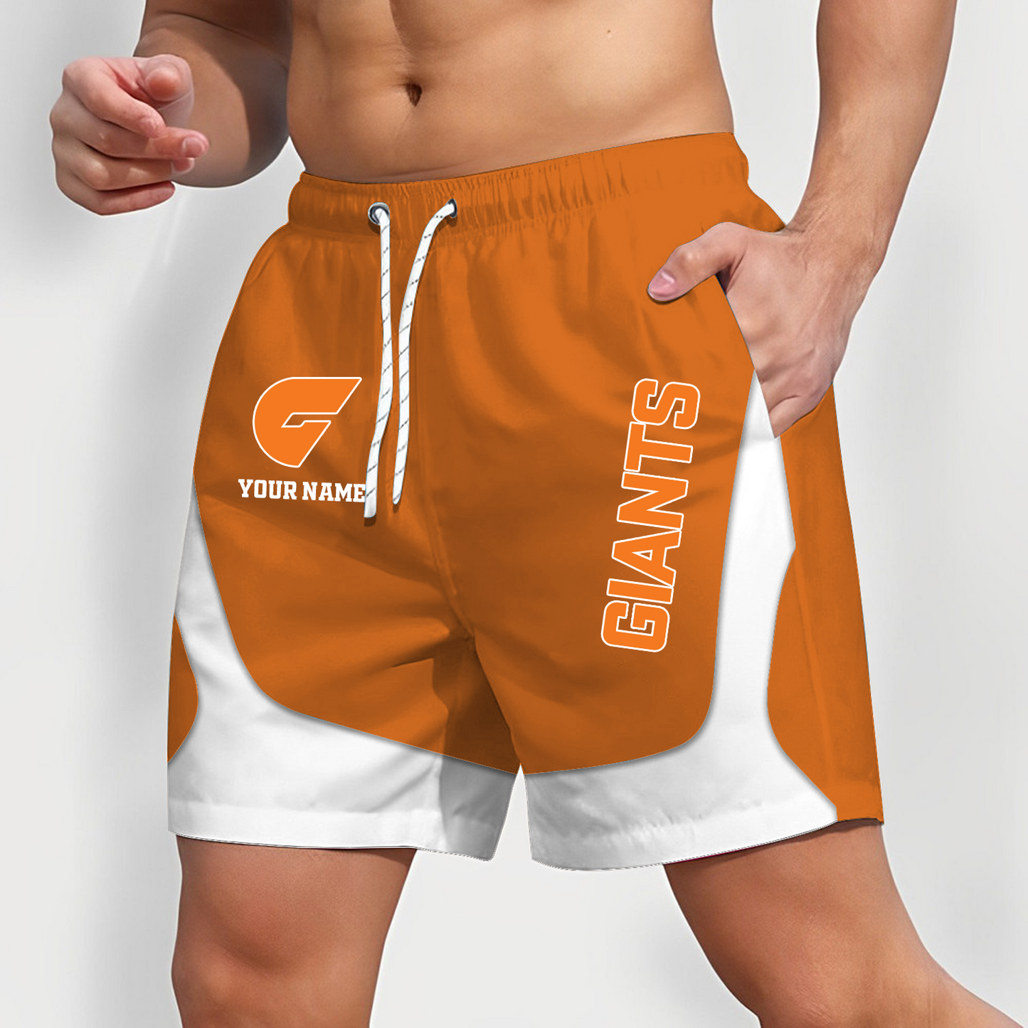 GWS x AFL Team Special Short Pants For Men Custom Name Gifts DATND TANTD 070426