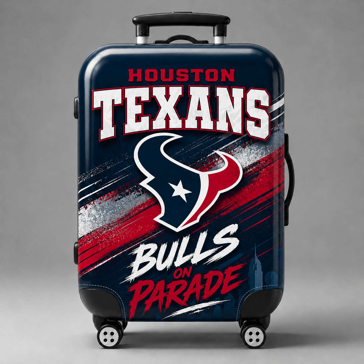 HOU Premium NFL Game Day Football Fan Luggage Cover 1706