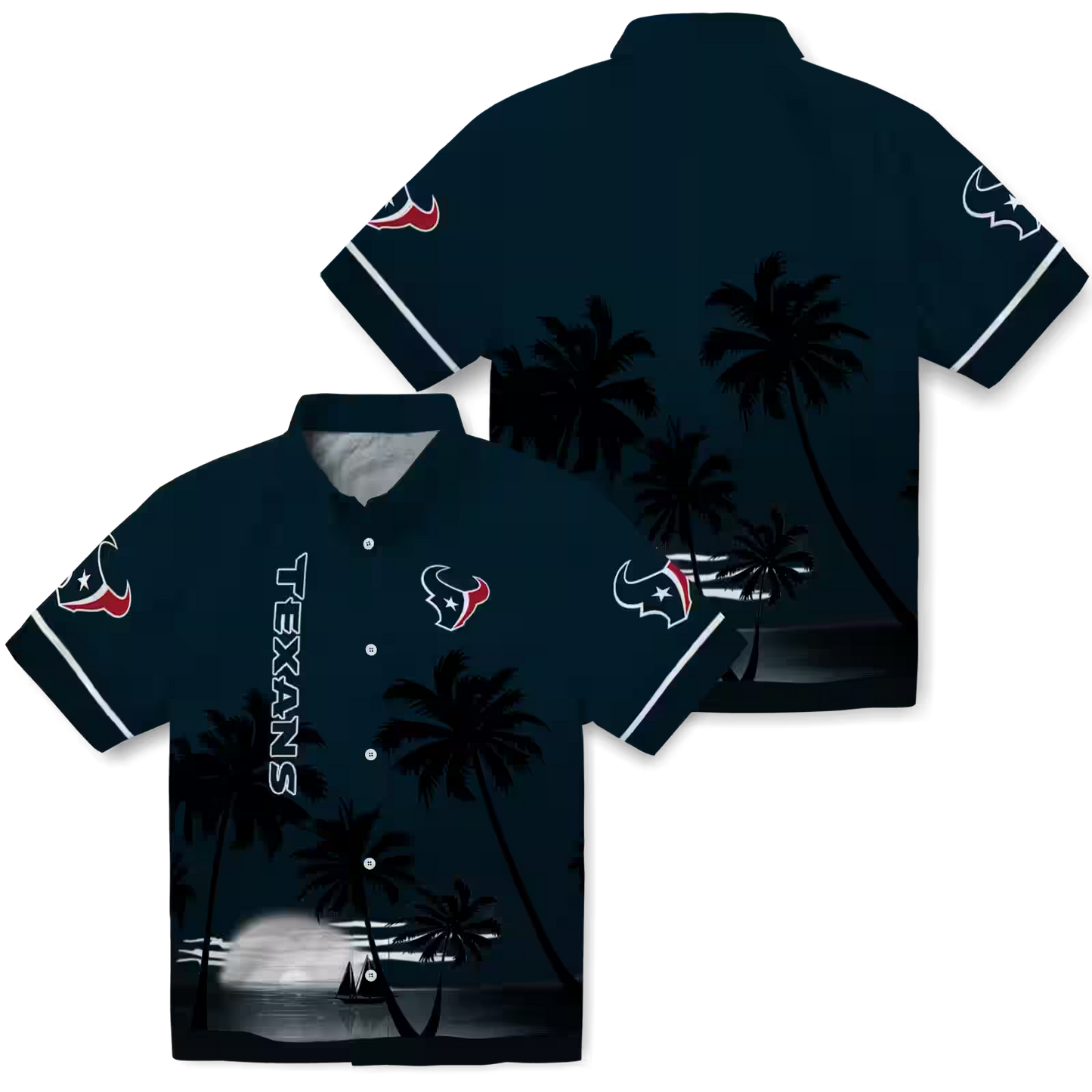 HOU x NFL Hawaiian Shirt – Beach Sunset DATND TANTD 270526