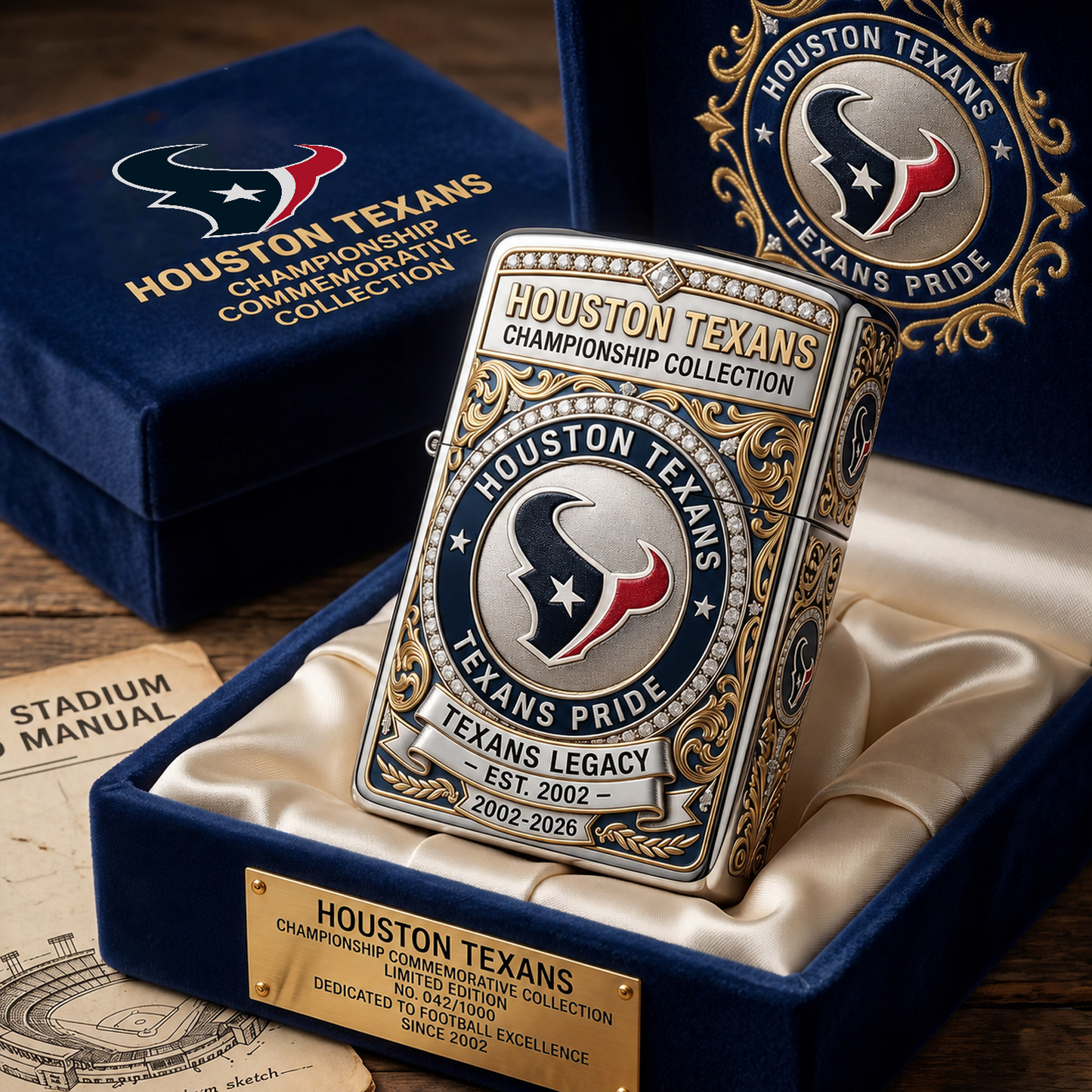 HOU x NFL Premium Lighter Case 2105 DatND DVT