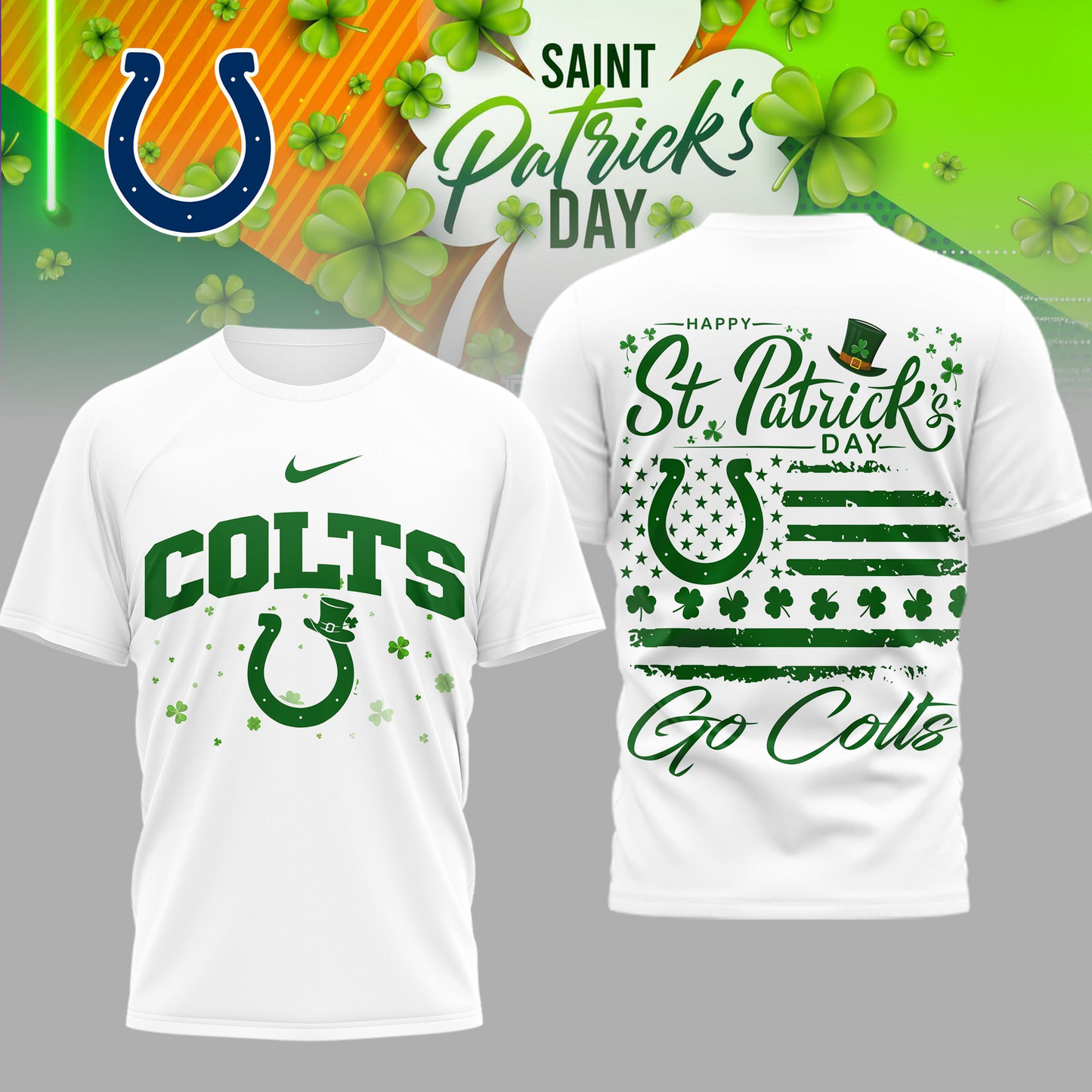 IC Premium NFL St. Patricks Day 3D Shirt DDT CTND