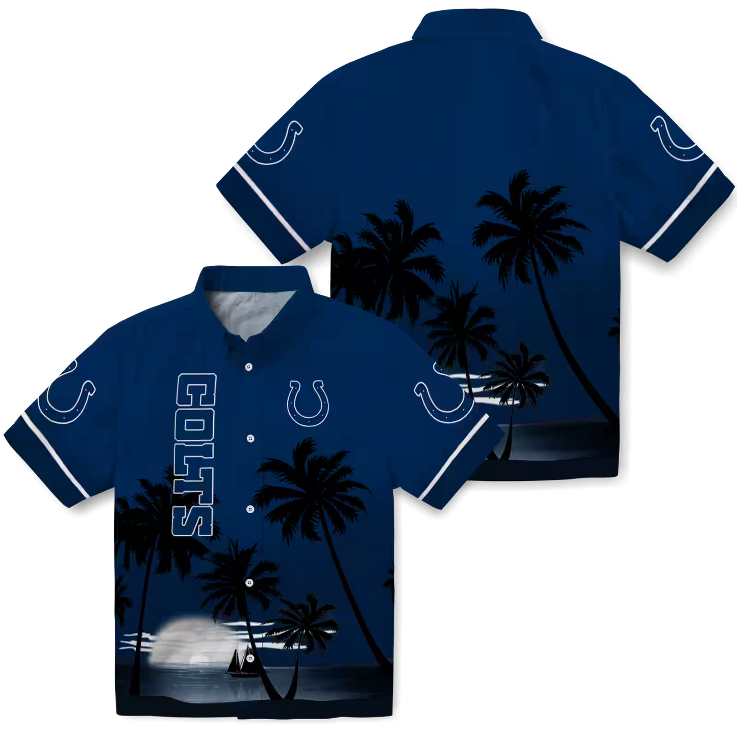 IND x NFL Hawaiian Shirt – Beach Sunset DATND TANTD 270526