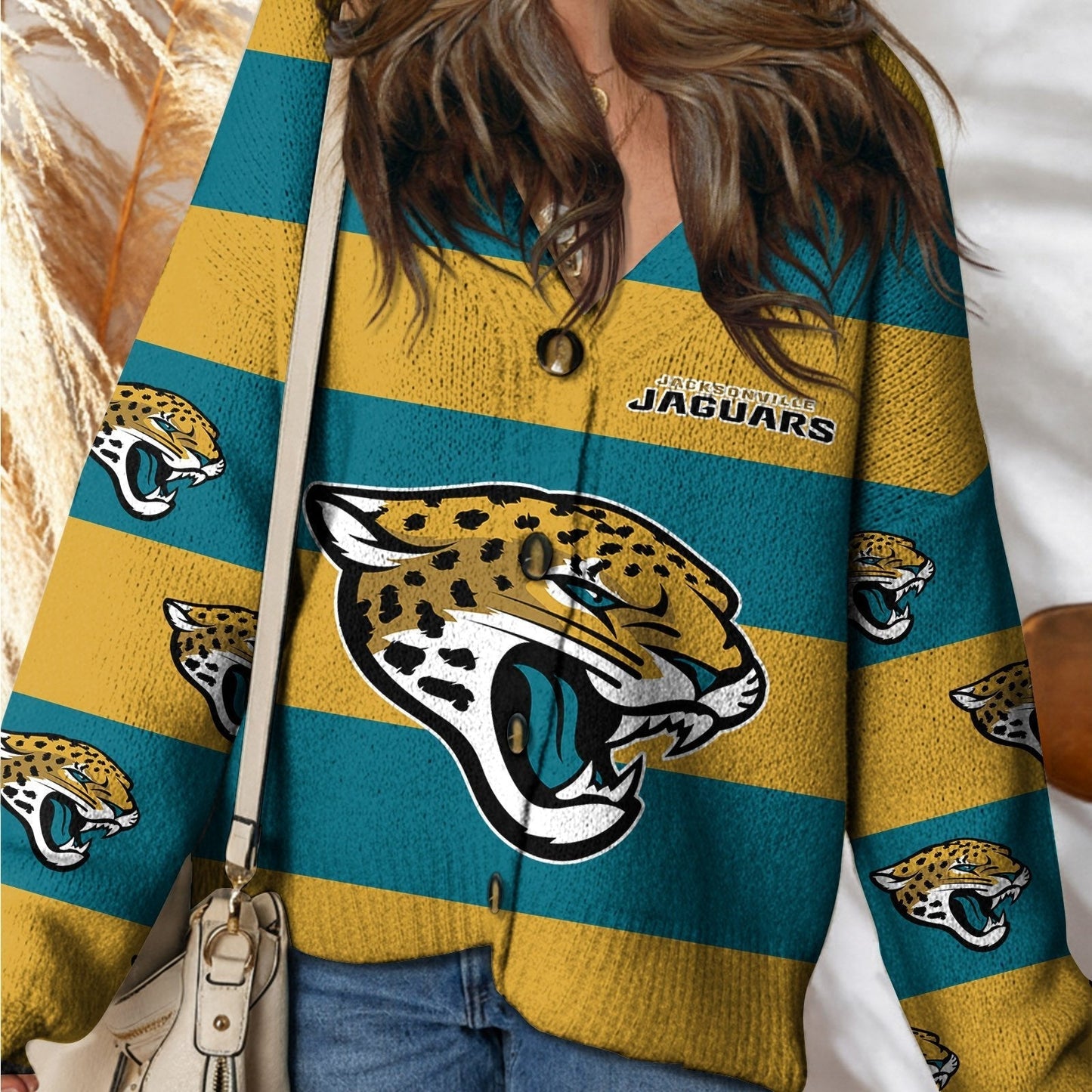 JAC x NFL Cardigan Sweatshirt With Button DatND DVT