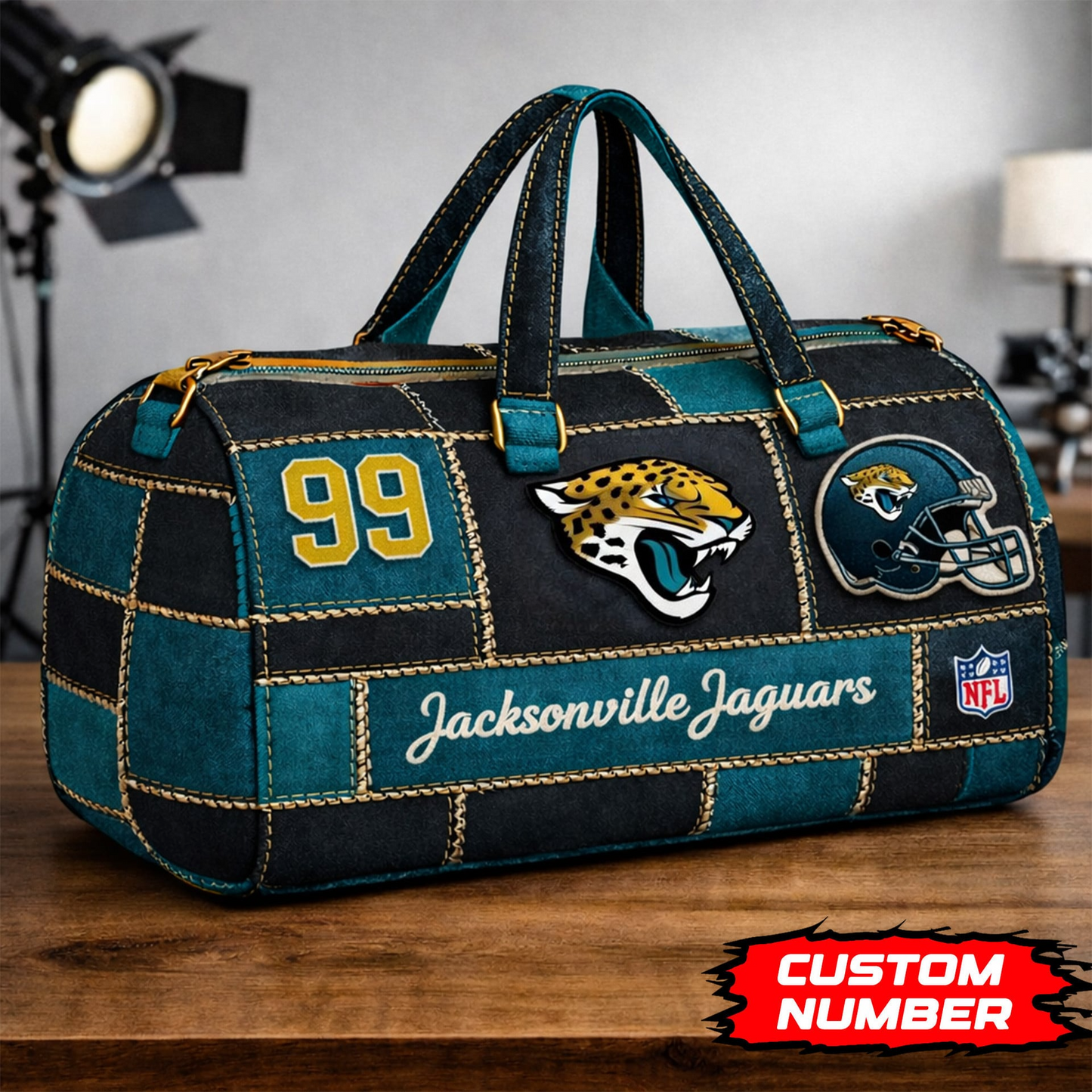 JJ Premium NFL Game Day Quilted Duffle Bag DDT NTL