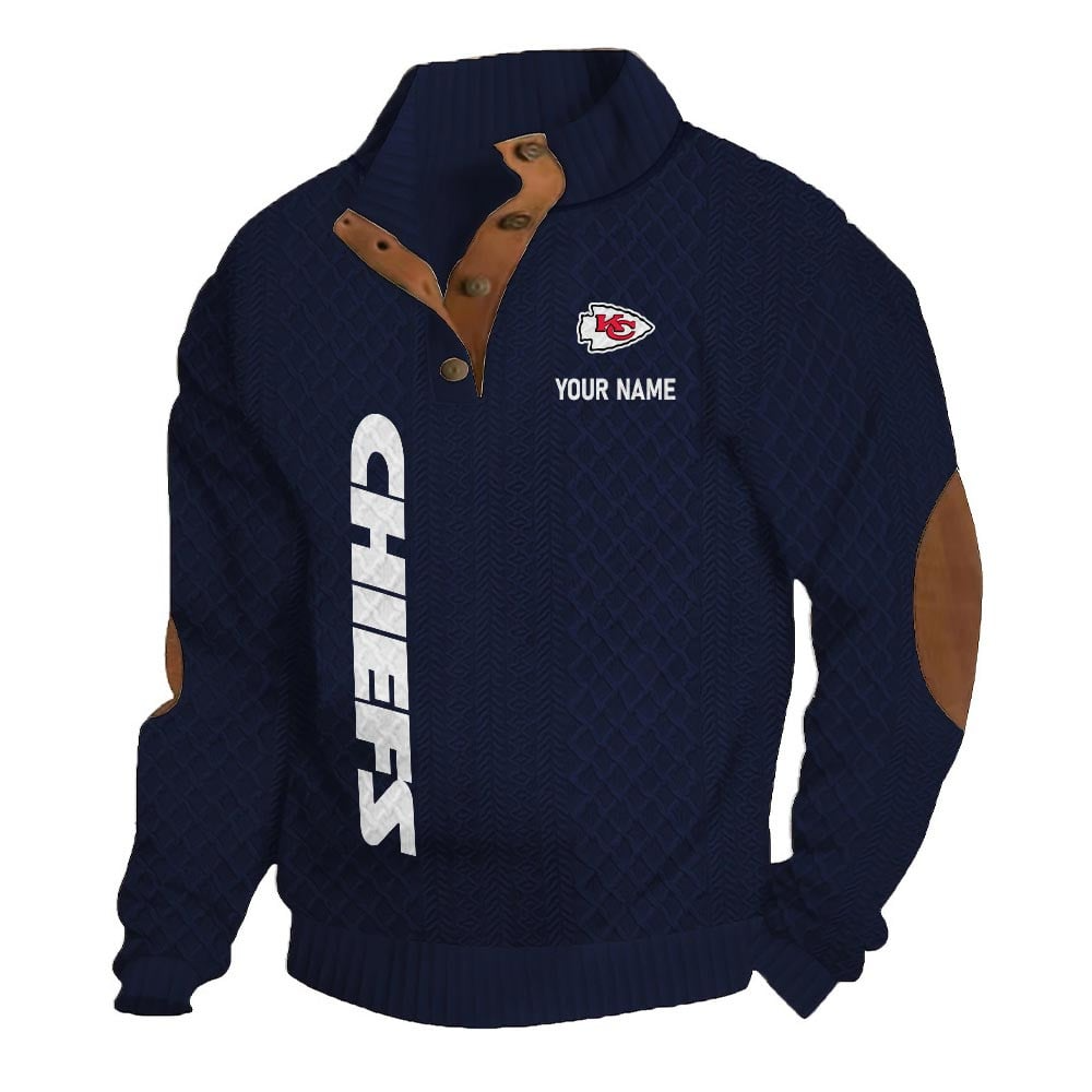 KCC NFL Basic Knitted Stand Collar Sweatshirt DDT CTND