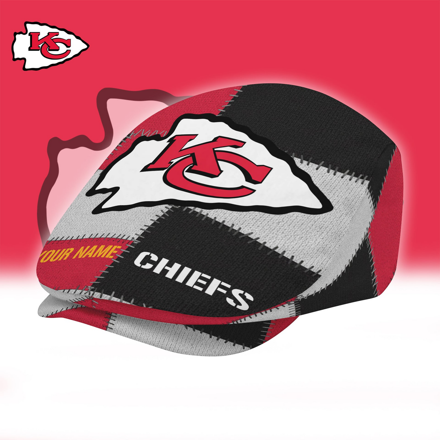 KCC x NFL Personalized Premium Jeff Cap DDT CTND