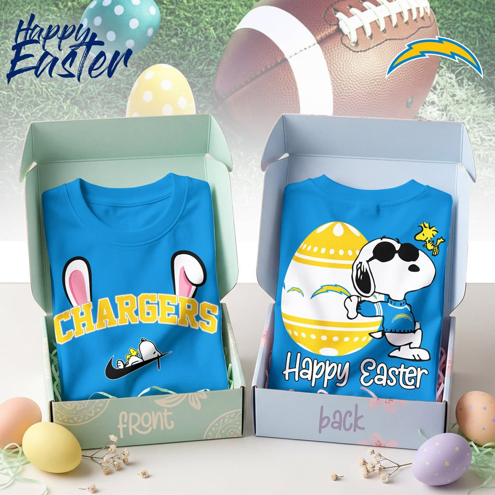 LAC Premium NFL Happy Snoopy Easter T-shirt DDT NTL