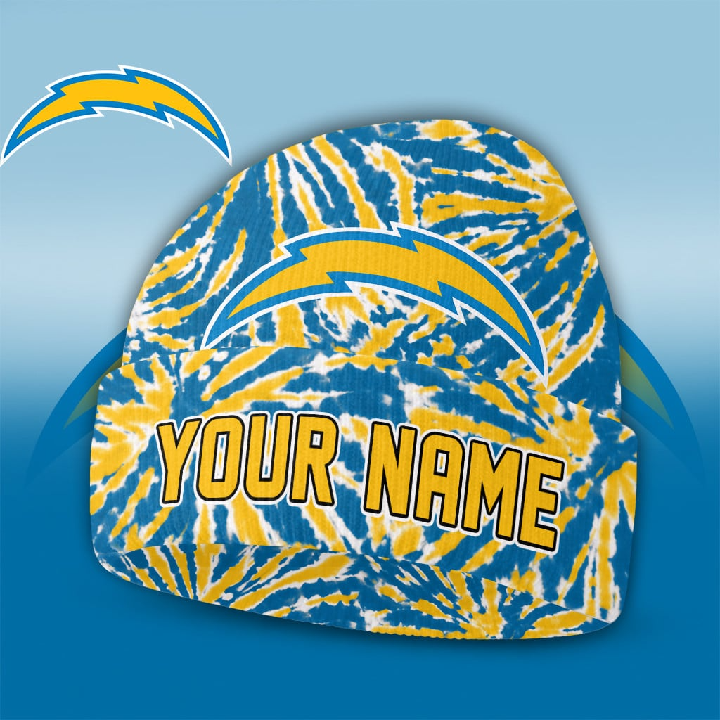 LAC x NFL Personalized Premium Beanie Hat DDT CTND