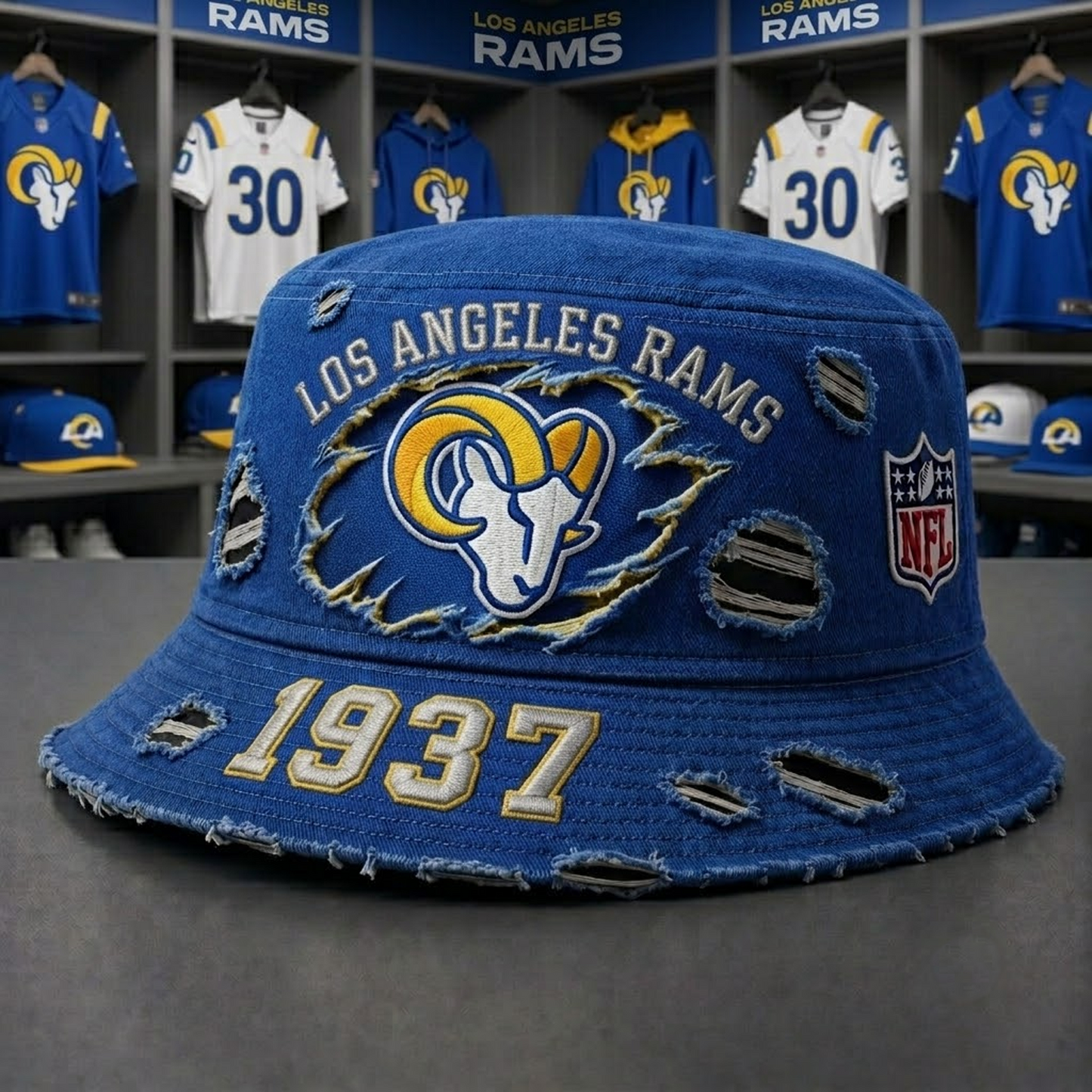 LAR x NFL Premium Buket Hat 2906