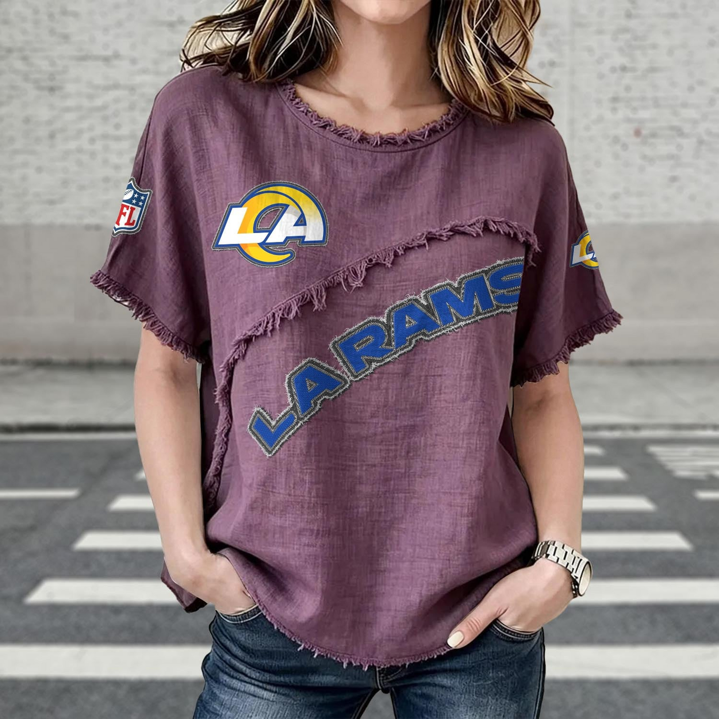 LAR x NFL Women’s Vintage O-Neck 2905 DatND DVT