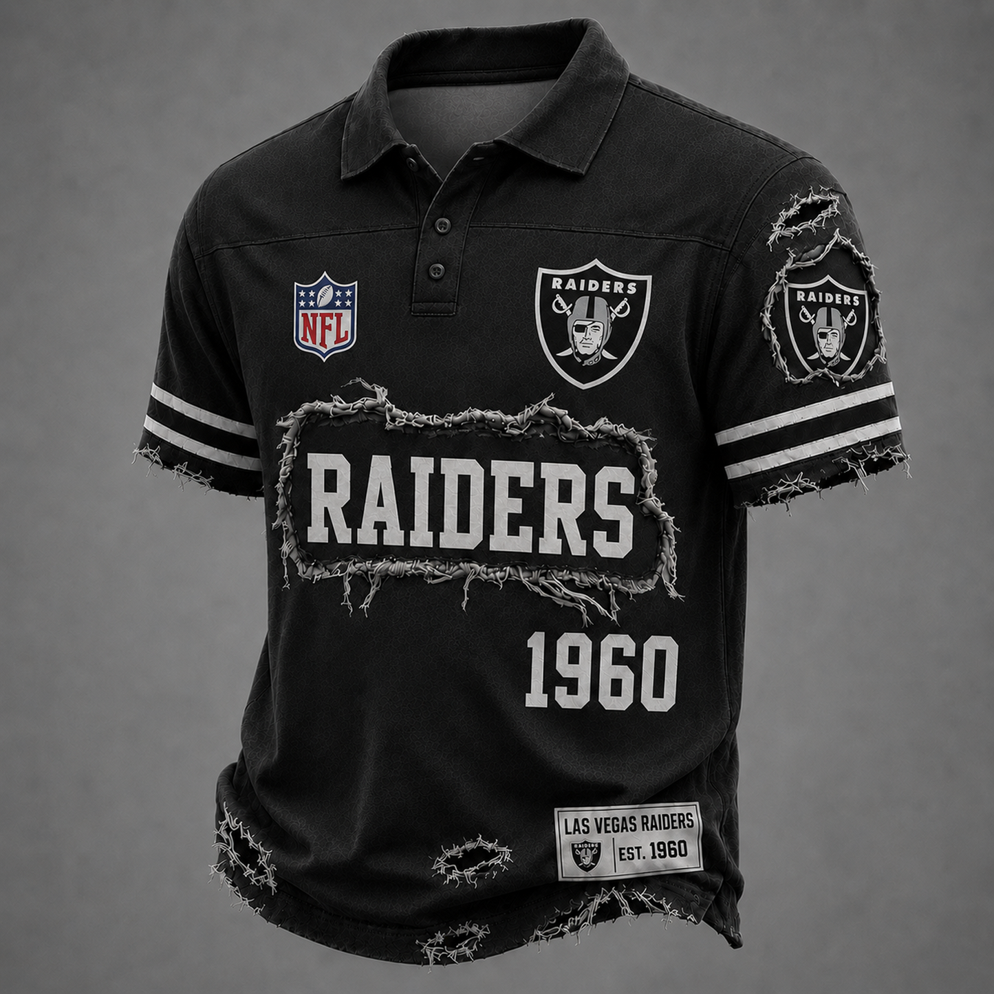 LV x NFL Luxury Classic Polo shirt 0506 DatND DVT
