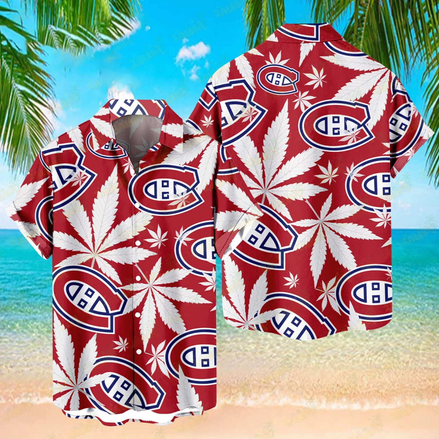 MC x NHL Hawaiian Shirt 1605 DatND DVT