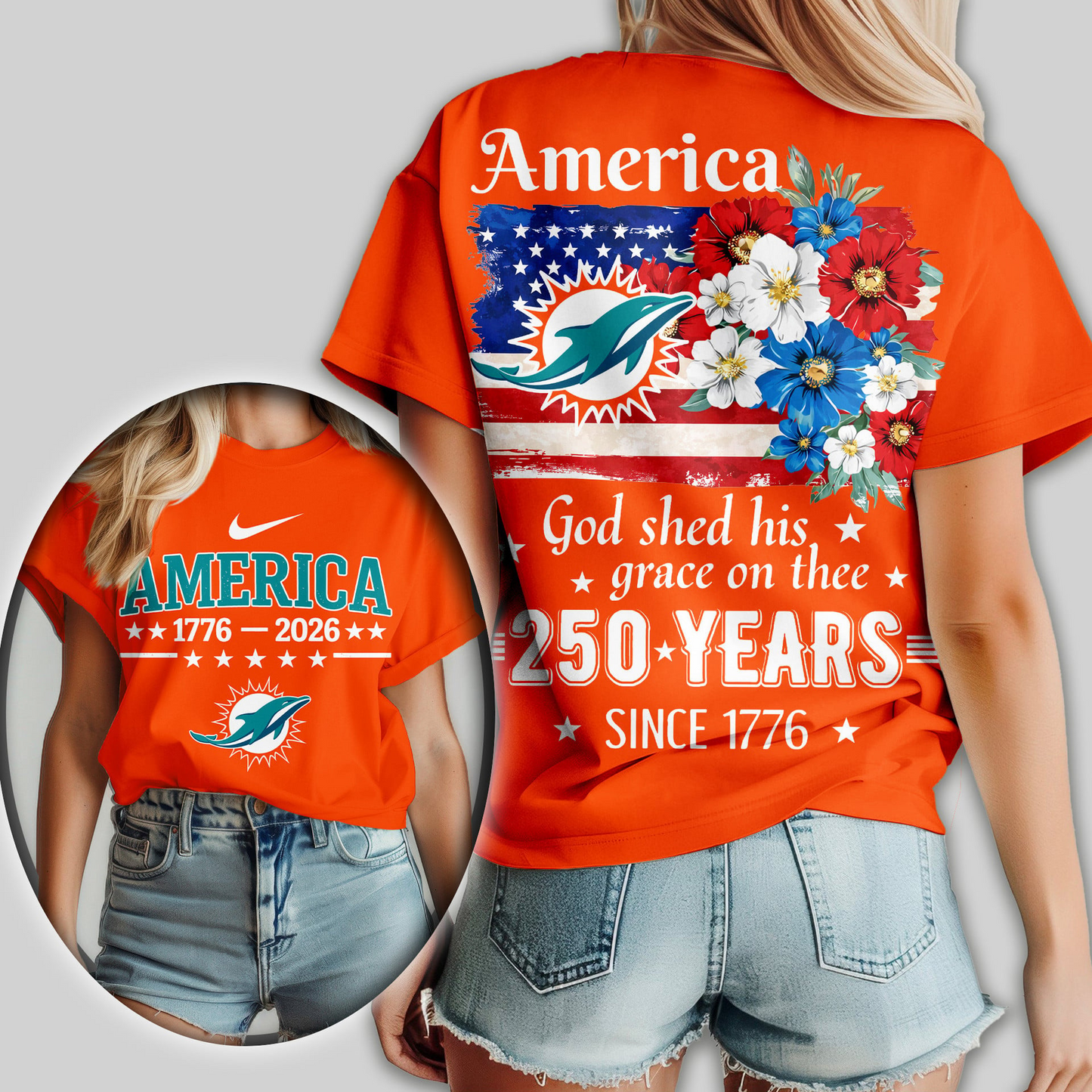 MD Premium NFL America God Shed His Grace On Thee Women Shirt DDT NTL