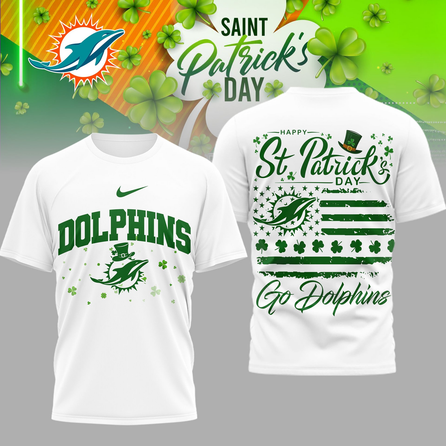 MD Premium NFL St. Patricks Day 3D Shirt DDT CTND