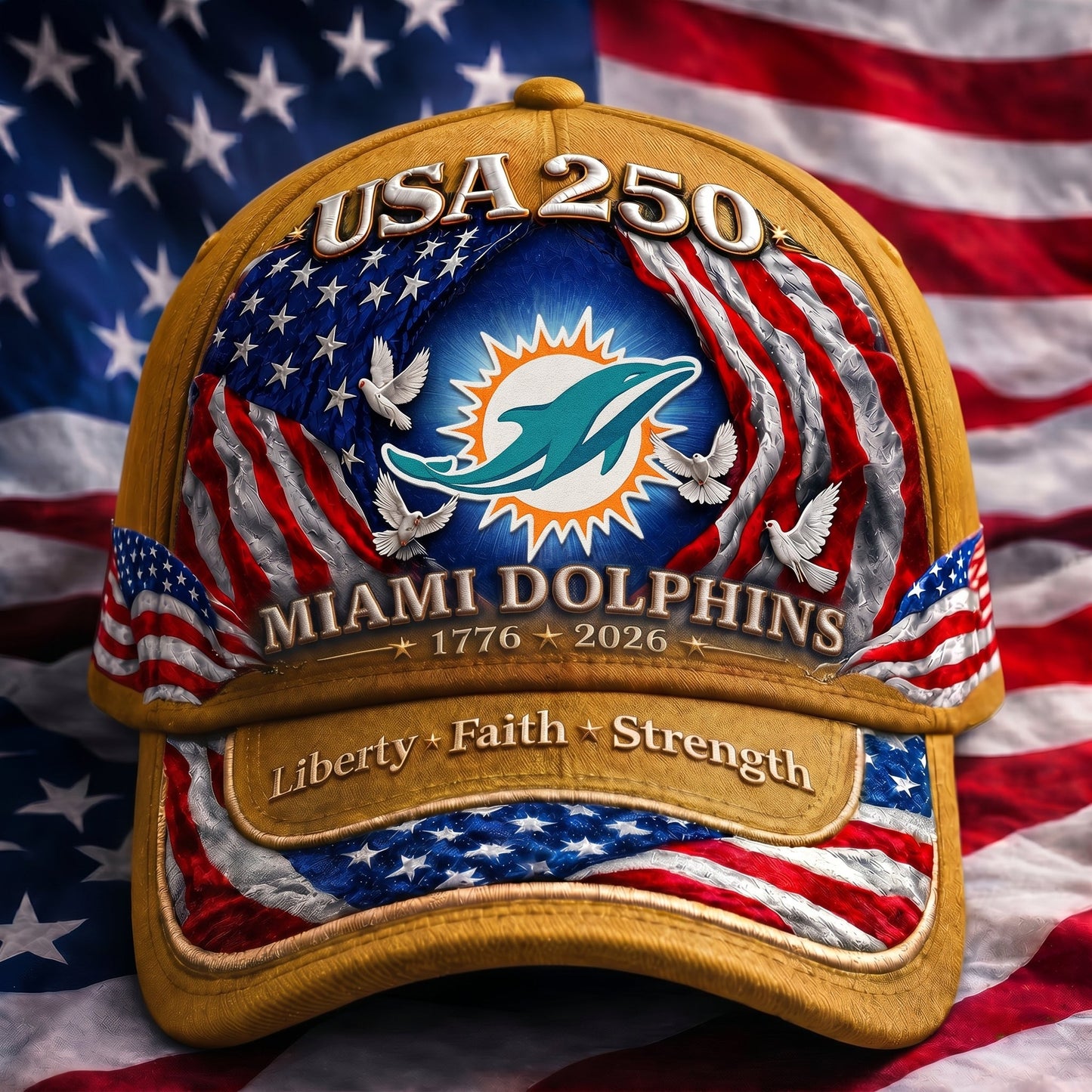 Premium NFL x MD 250 Years Anniversary Of Freedom Cap 220626