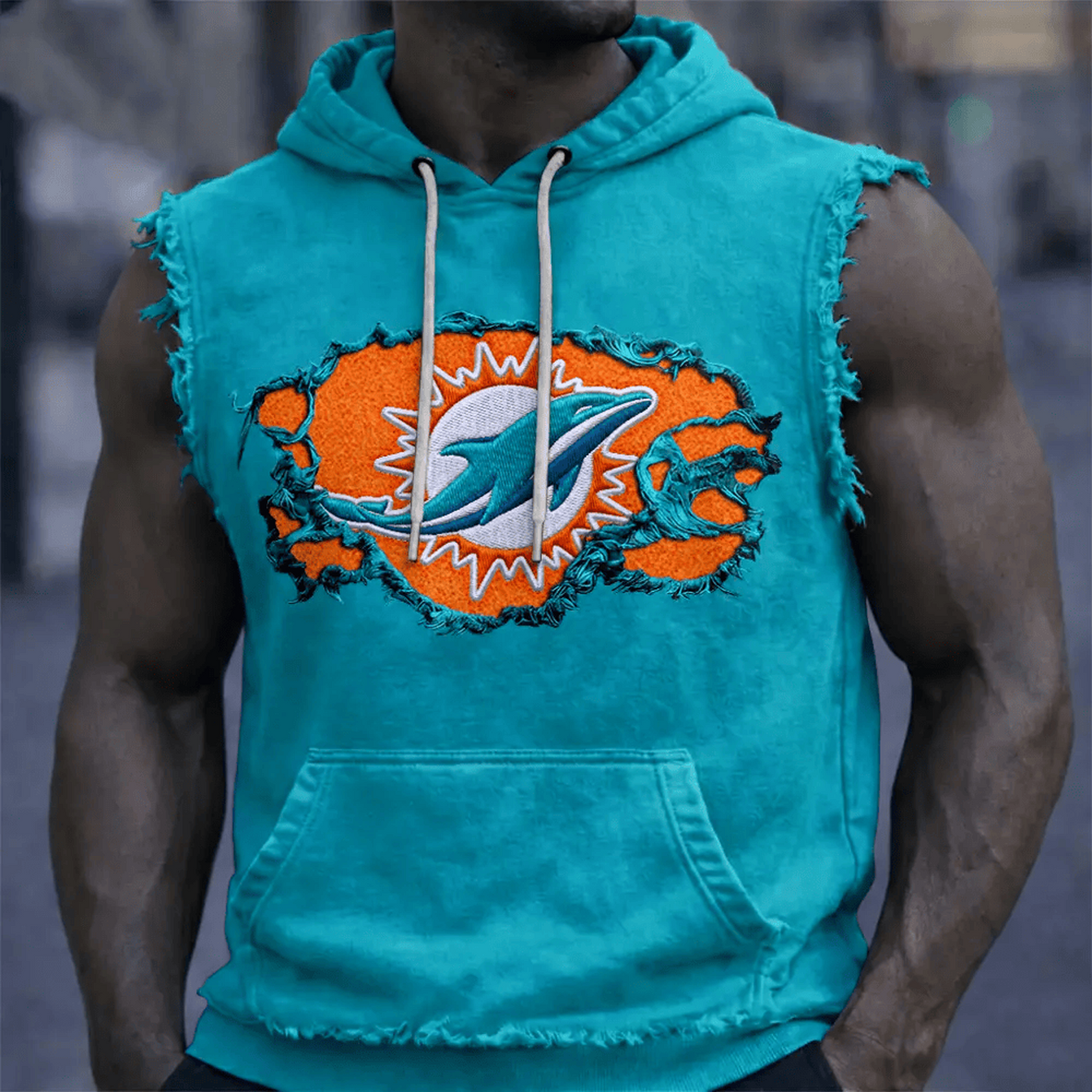 MIA x NFL Men’s Sleeveless Hoodie Tank DATND TANTD 280526