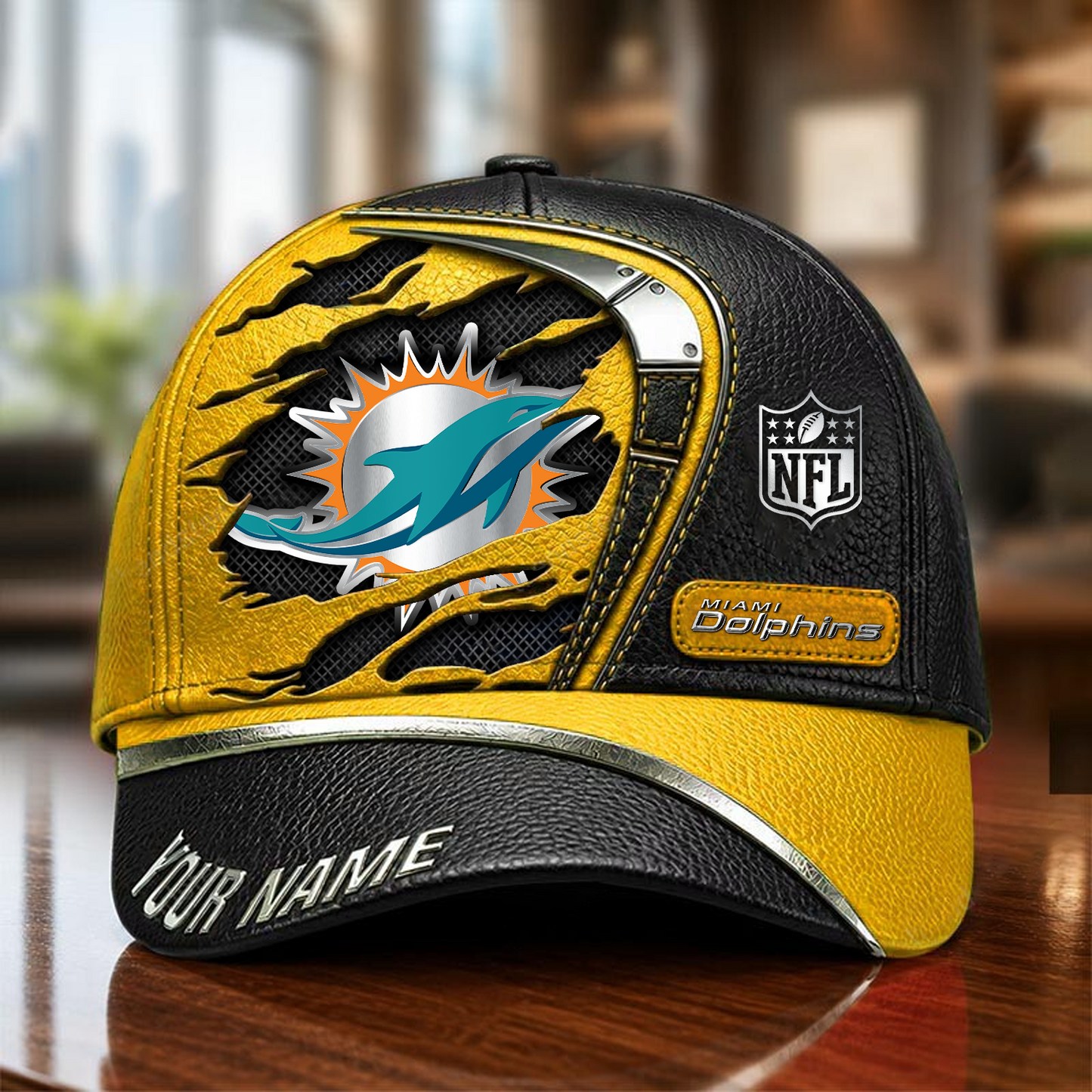 MIA x NFL Premium Multicolor 3D Cap 200626