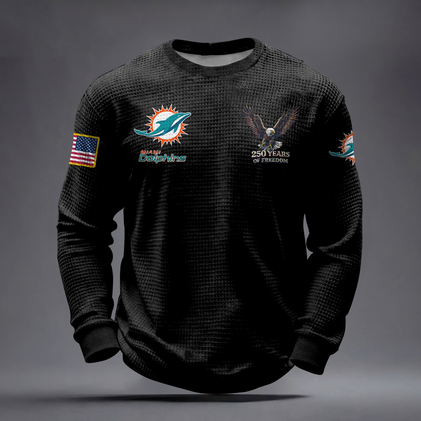 MIA x NFL Waffle Sweatshirt DatND DVT