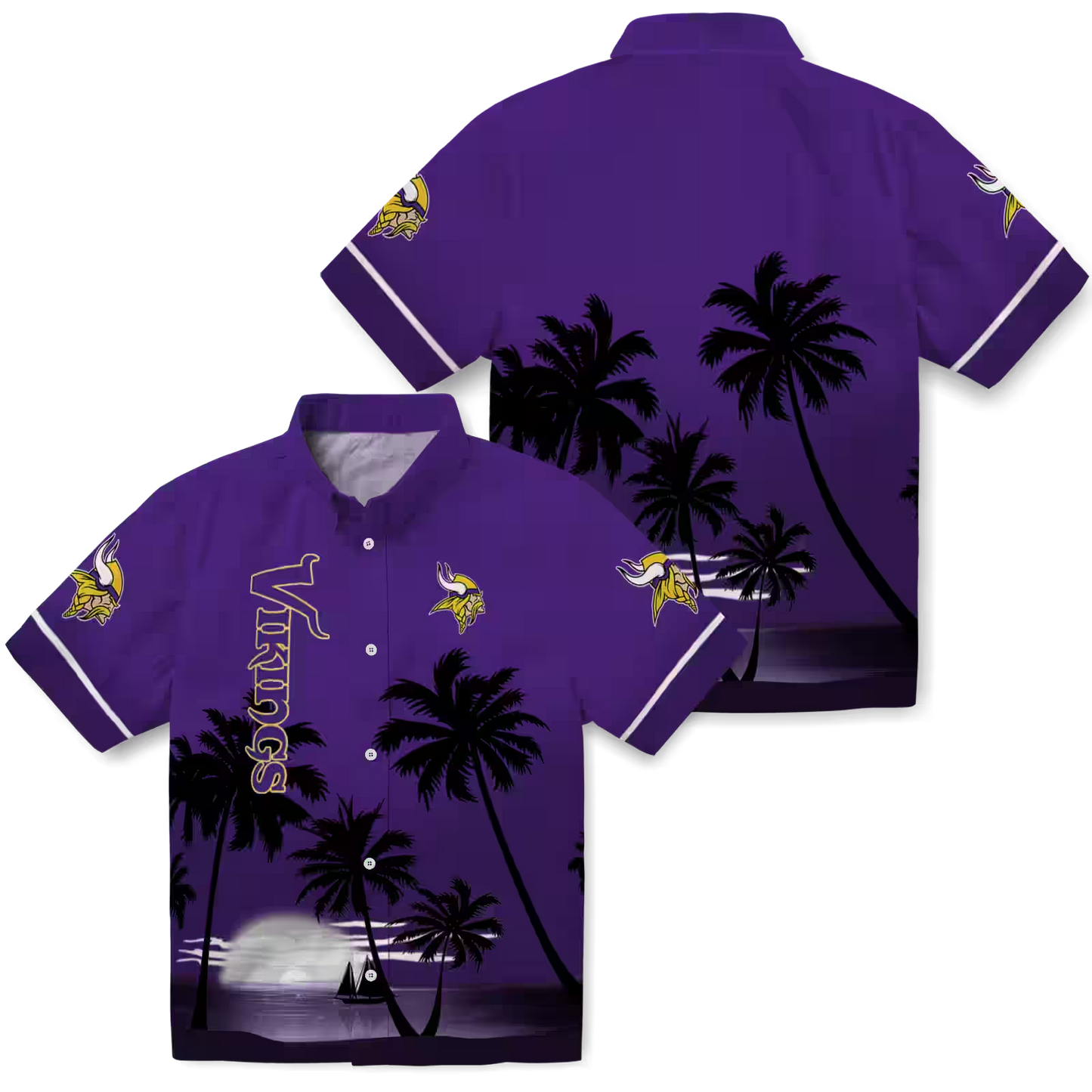 MIN x NFL Hawaiian Shirt – Beach Sunset DATND TANTD 270526