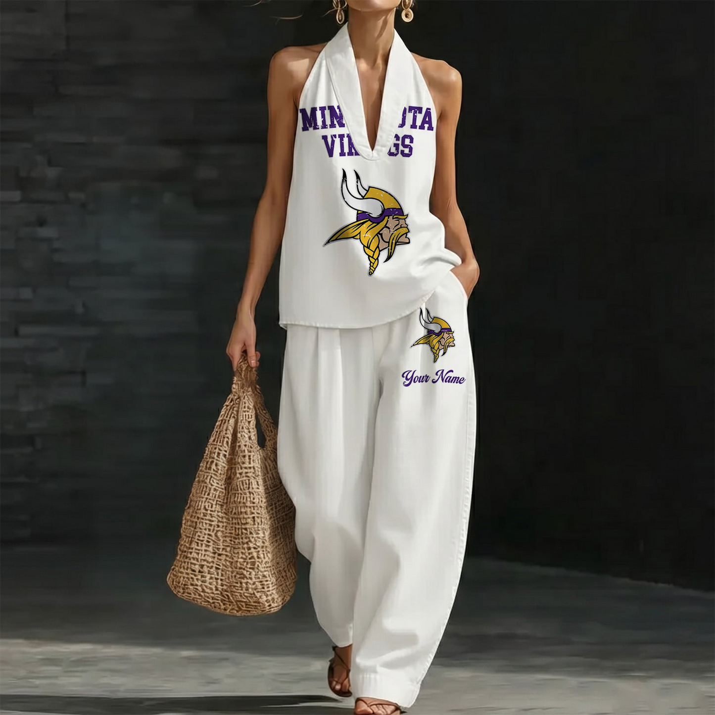 MIN x NFL Women's Vintage Washed Denim Suit DATND TANTD 030626