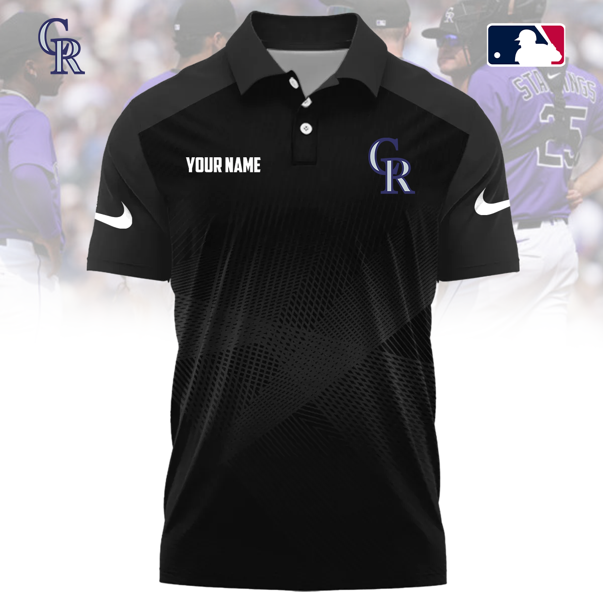 MLB x COL Custom Name Sport Premium Polo Shirt HLP 30426 HLPHUONG