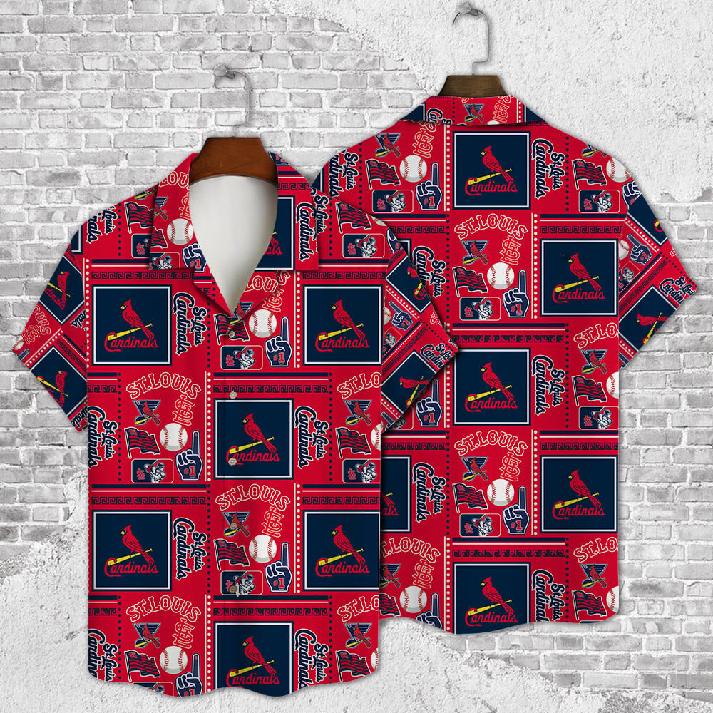 MLB x STL Baseball Hawaiian Shirt HLP 070426 HLPHUONG 1