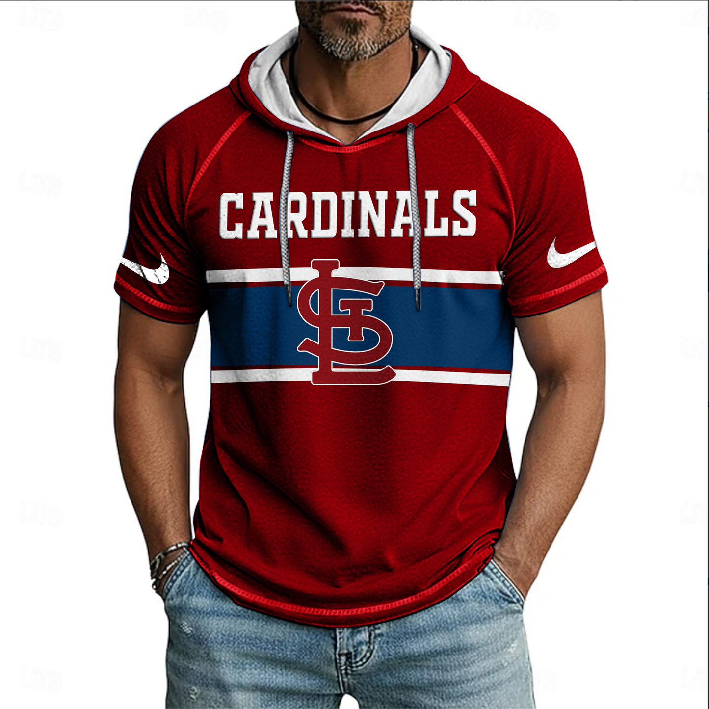 MLB x STL Hooded Short Sleeve Shirt HLP 070426 HLPHUONG 1