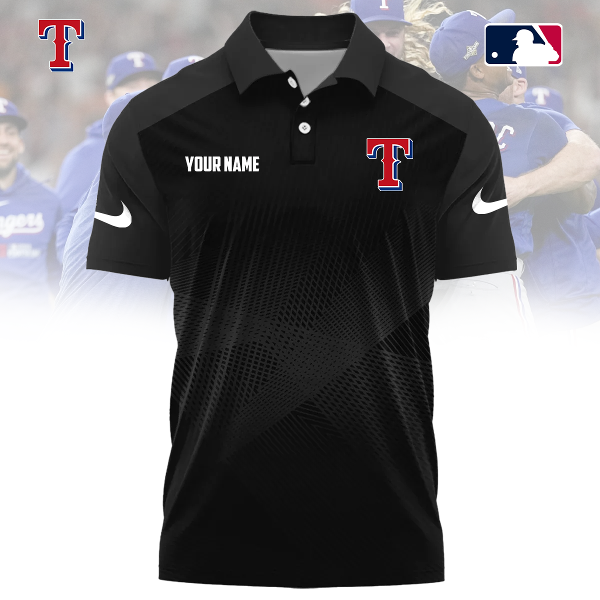 MLB x TEX Custom Name Sport Premium Polo Shirt HLP 30426 HLPHUONG
