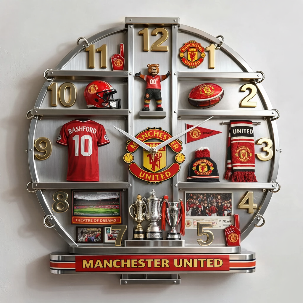 MU x EPL 3D Visual Effect Acrylic Wall Clock DDT CTND