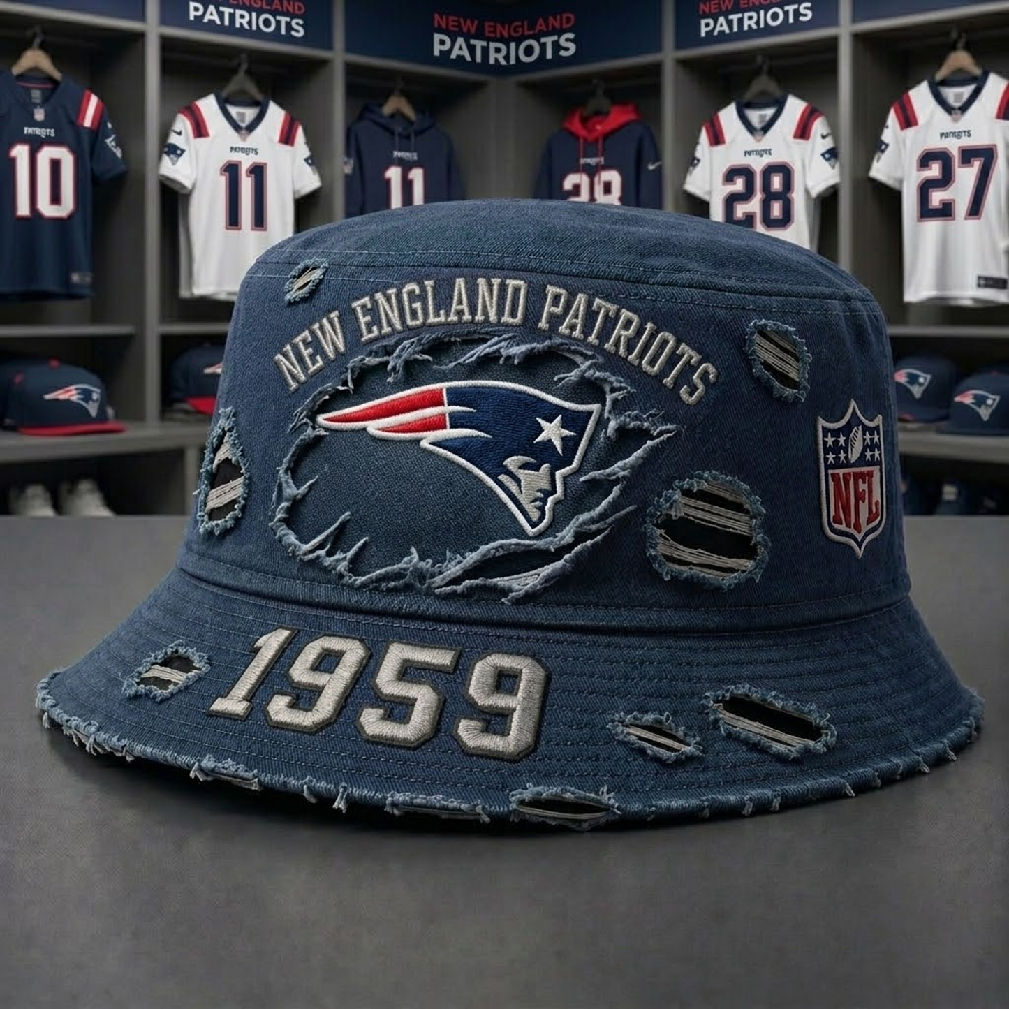 NE x NFL Premium Buket Hat 2906