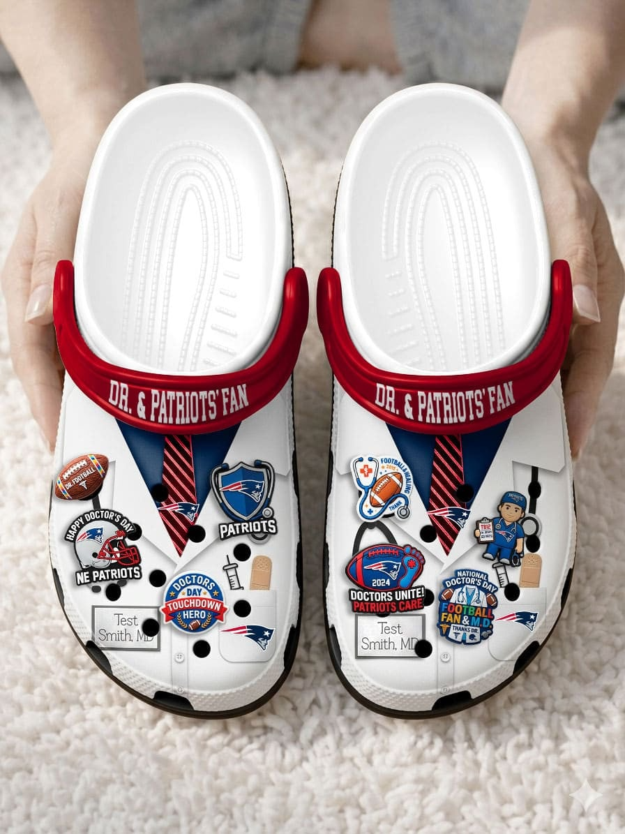 NEP PREMIUM NFL NATIONAL DOCTOR'S DAY CLOGS WITH 8 CHARMS DDT CTND