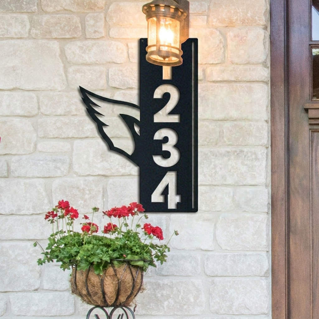 NFL x ARI Custom Address Metal Sign HLP 40526 LBN