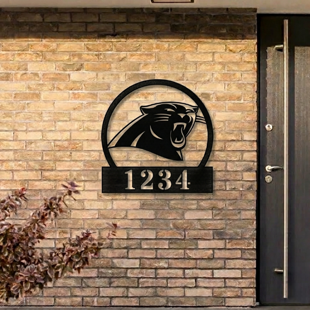 NFL x CAR Custom Address Metal Sign HLP 40526 HLPHUONG