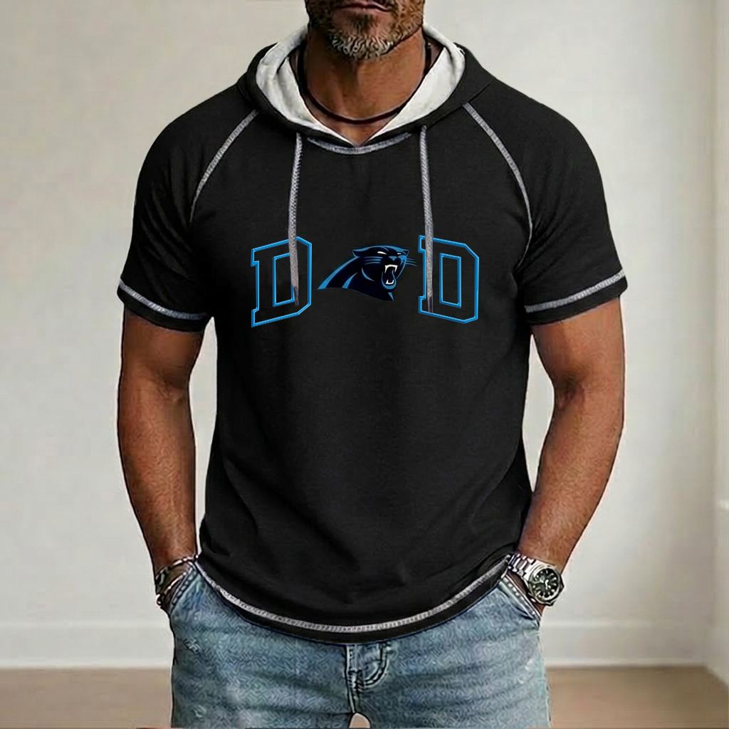 NFL x CAR Dad Hooded Short Sleeve Shirt HLP 280426 LBN