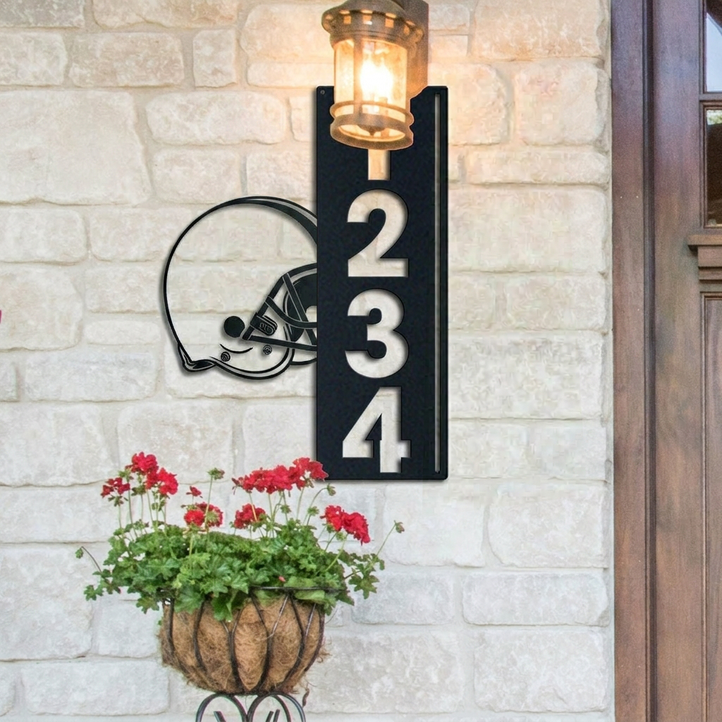 NFL x CLE Custom Address Metal Sign HLP 40526 LBN