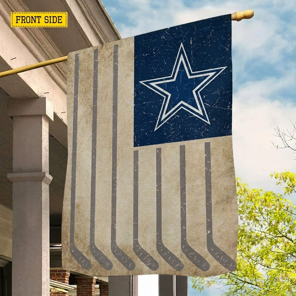 NFL x DAL Hockey Proud House Flag HLP 070526 LBN