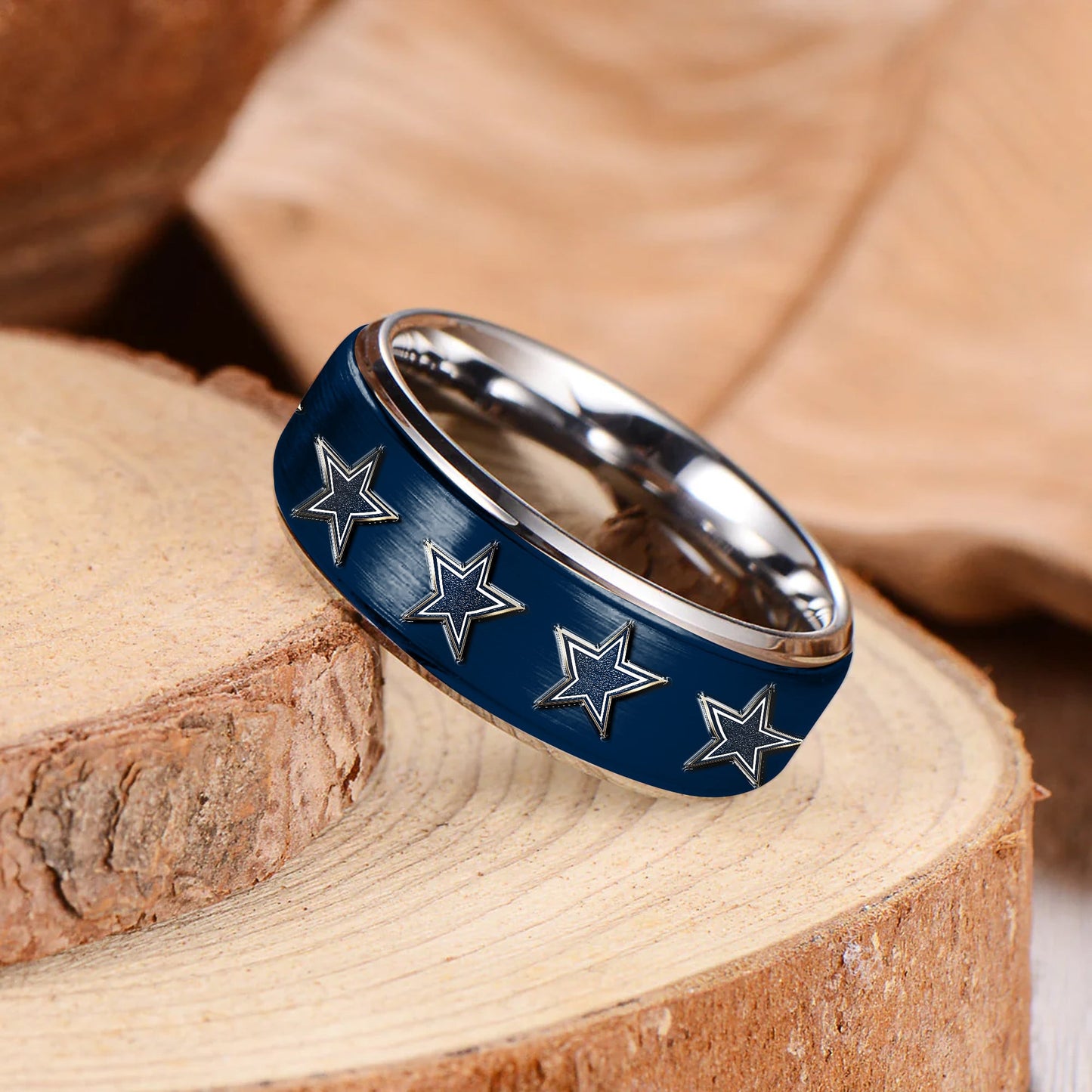 NFL x DAL Silver Tungsten Ring HLP 040526 LBN