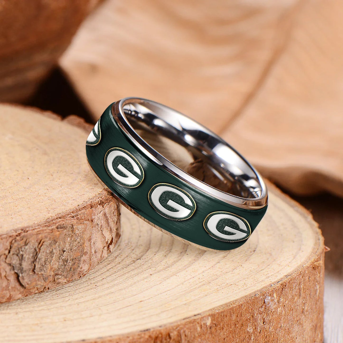 NFL x GB Silver Tungsten Ring HLP 040526 LBN