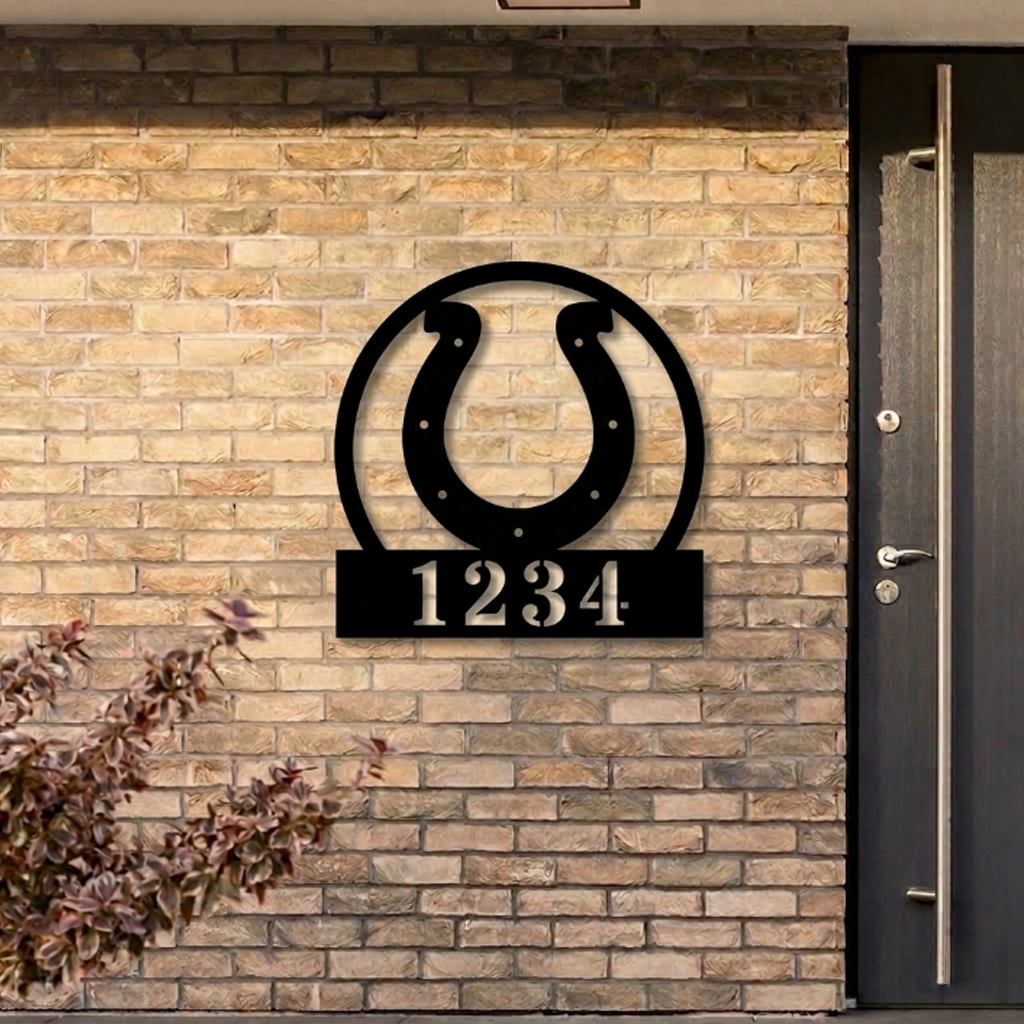 NFL x IND Custom Address Metal Sign HLP 40526 HLPHUONG