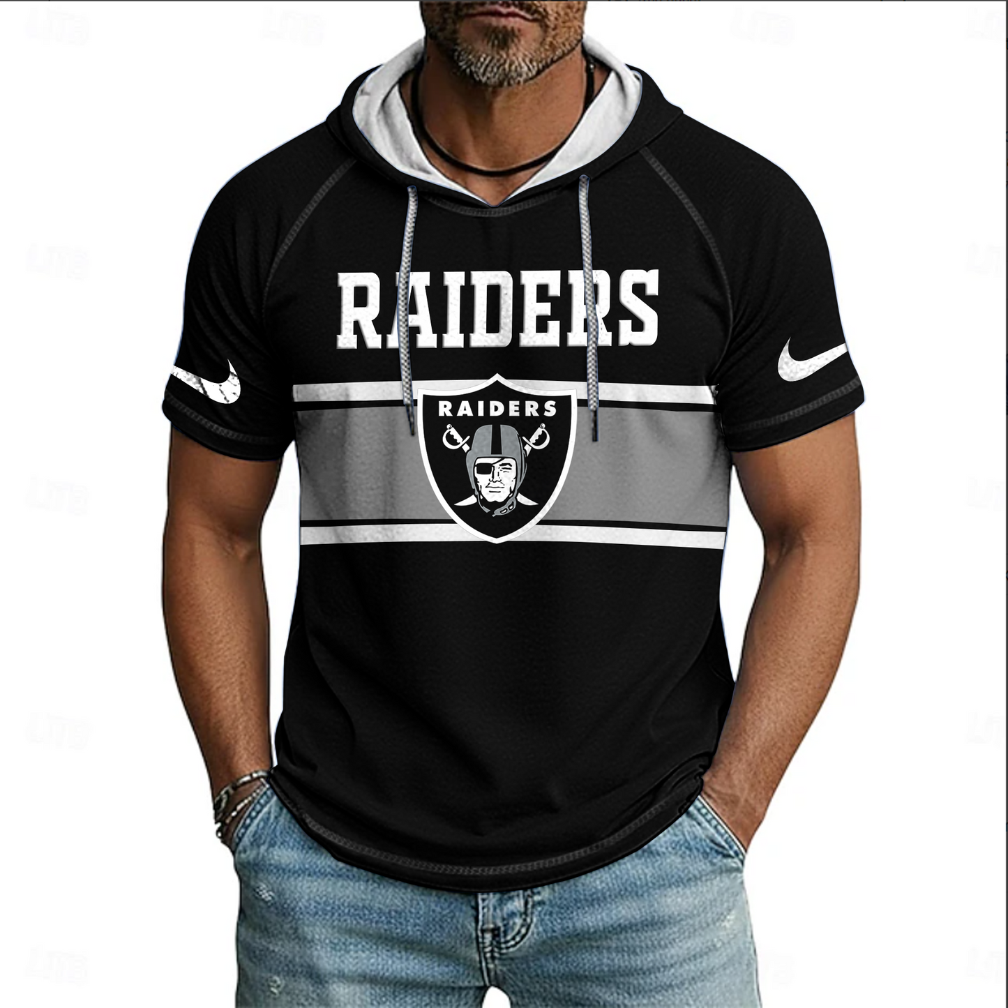NFL x LV Hooded Short Sleeve Shirt HLP 030426 HLPHUONG
