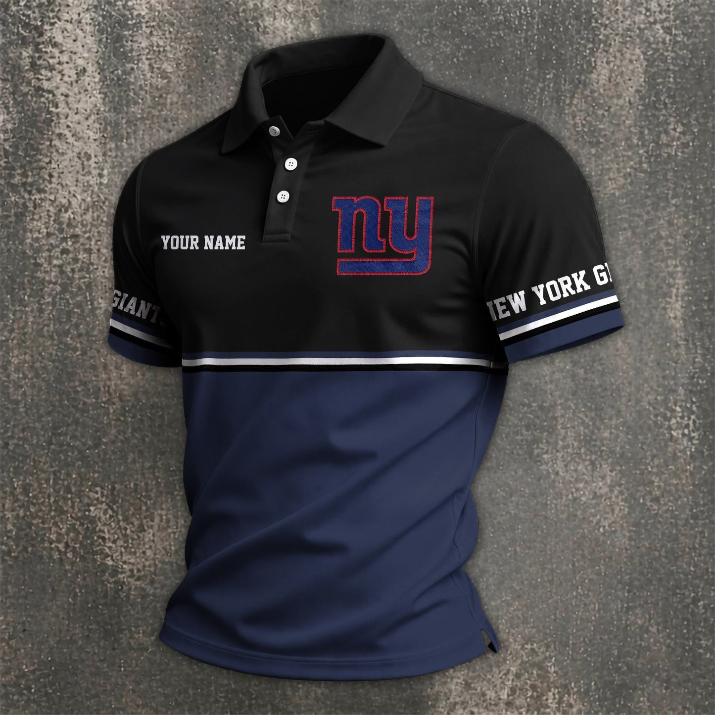 NFL x NYG Custom Name Premium Polo Shirt HLP 040526 HLPHUONG
