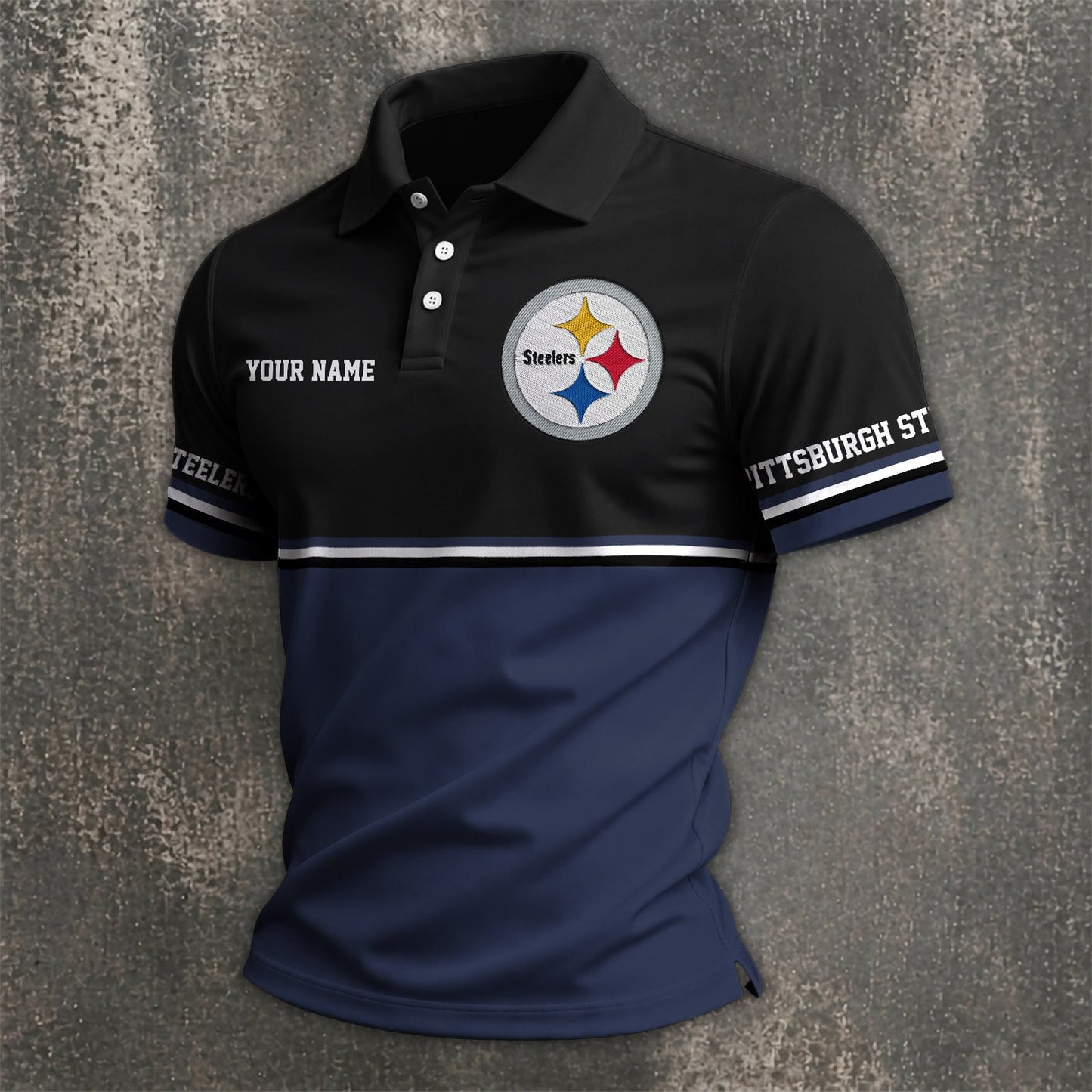 NFL x PIT Custom Name Premium Polo Shirt HLP 040526 HLPHUONG