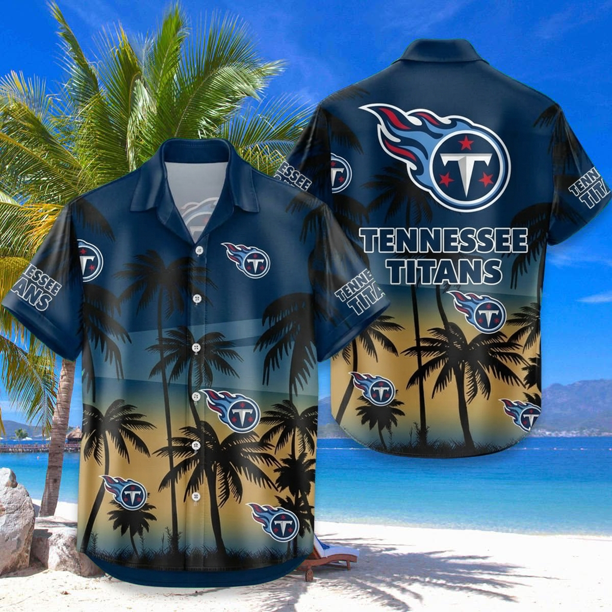 NFL x TEN Coconut Hawaiian Shirt HLP 20426 LBN