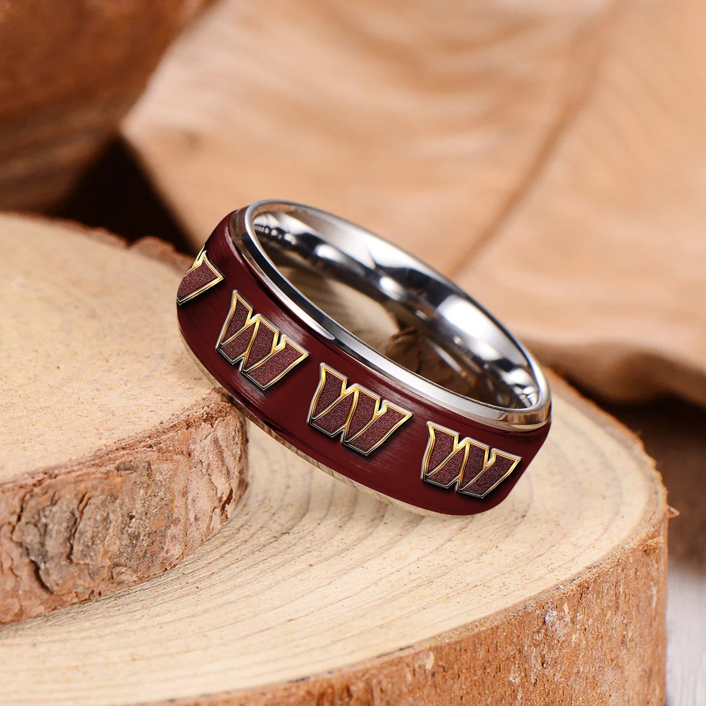 NFL x WAS Silver Tungsten Ring HLP 040526 LBN