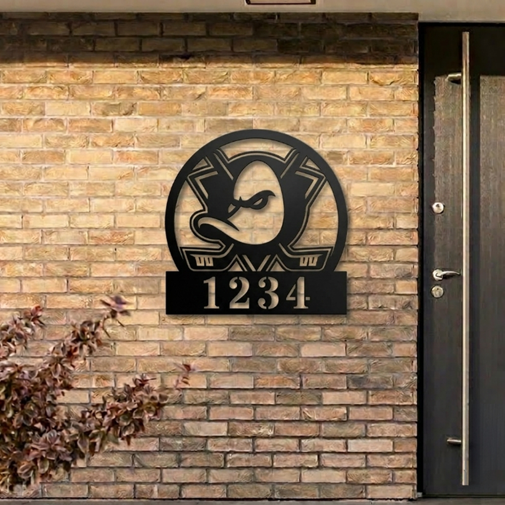 NHL x ANA Custom Address Metal Sign HLP 40526 HLPHUONG