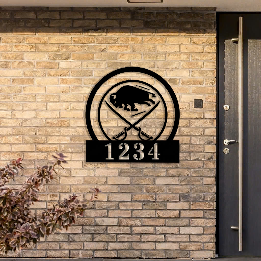 NHL x BUF Custom Address Metal Sign HLP 40526 HLPHUONG
