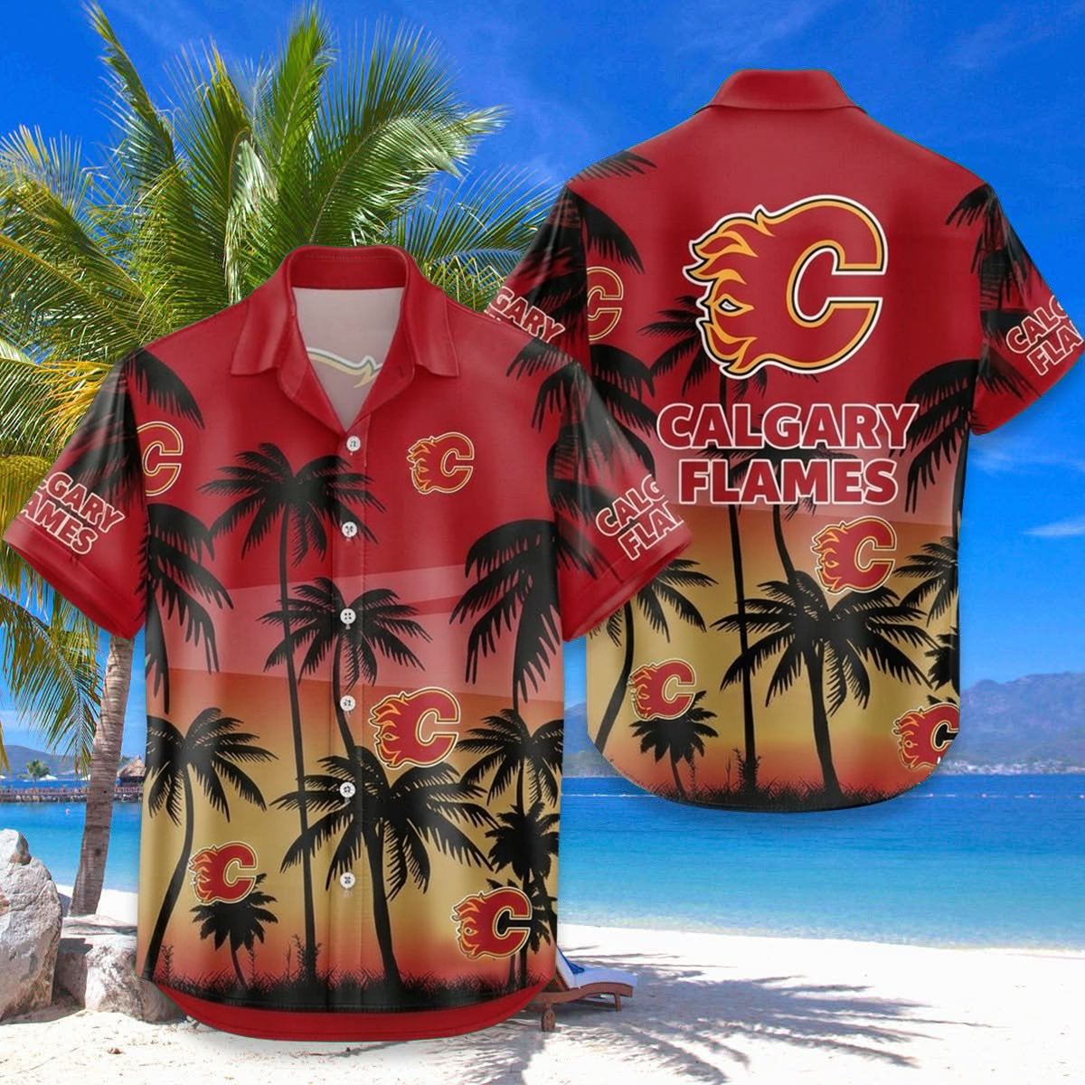 NHL x CAL Coconut V2 Hawaiian Shirt HLP 20426 LBN